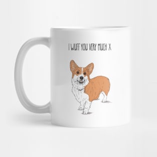 I Wuff You Very Much X Mug